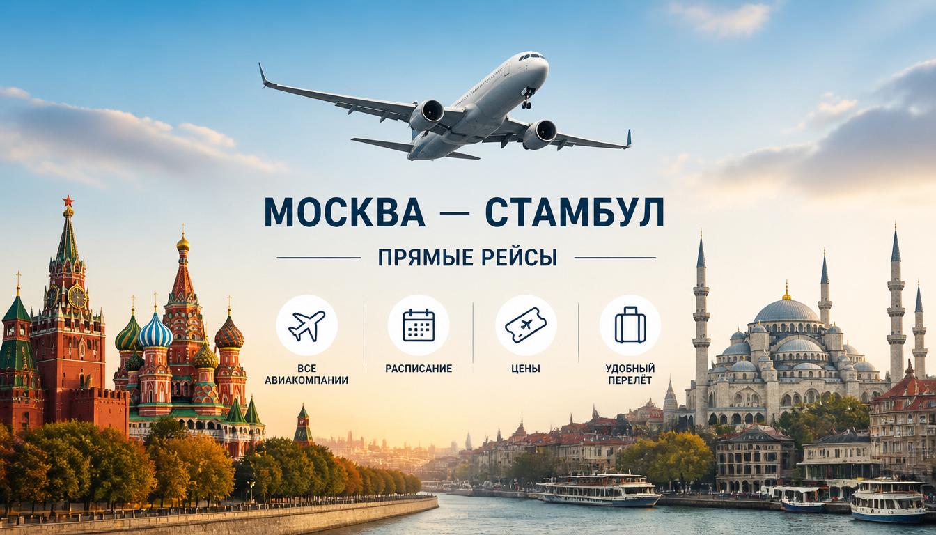 Прямые рейсы Москва–Стамбул: все авиакомпании, расписание, цены