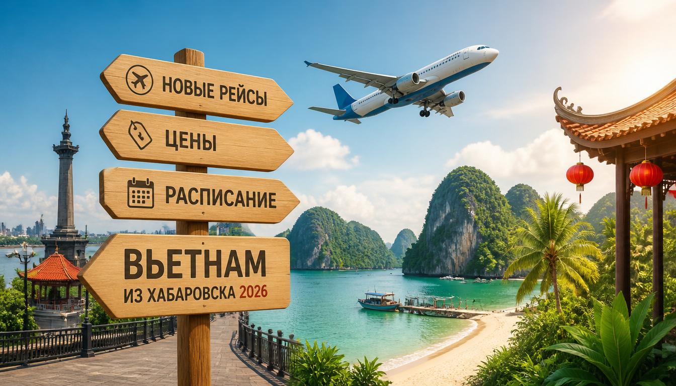 Вьетнам из Хабаровска 2026: новые рейсы, цены, расписание