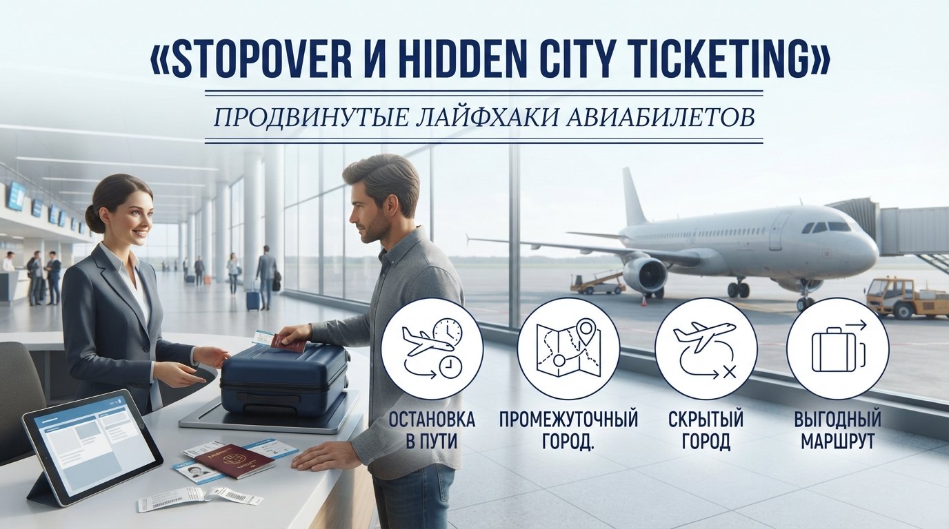 Stopover и Hidden City Ticketing: продвинутые лайфхаки авиабилетов