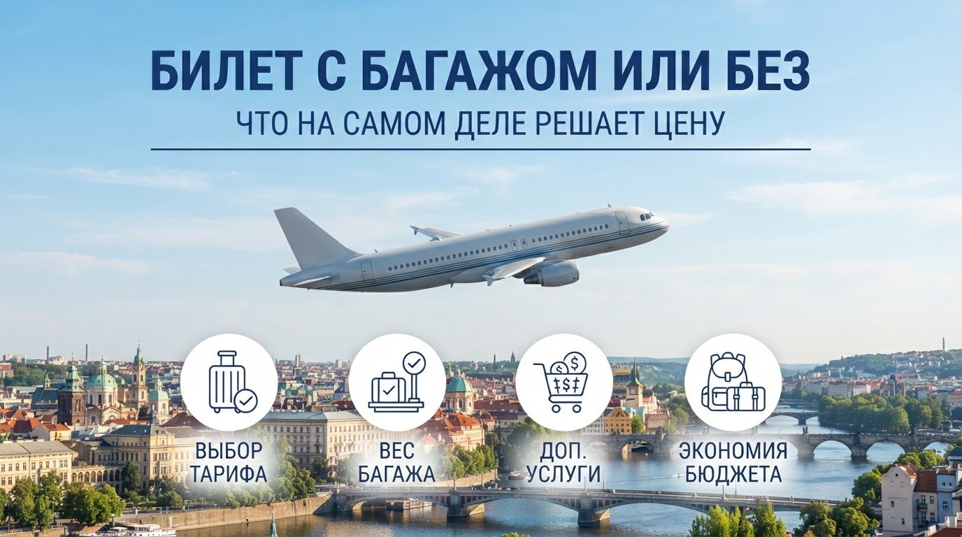 Билет с багажом или без: что на самом деле решает цену