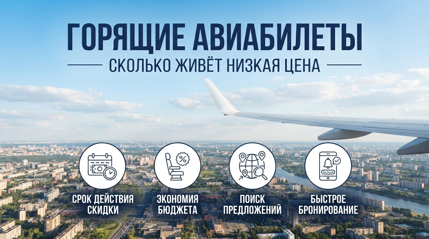 Горящие авиабилеты: сколько живёт низкая цена