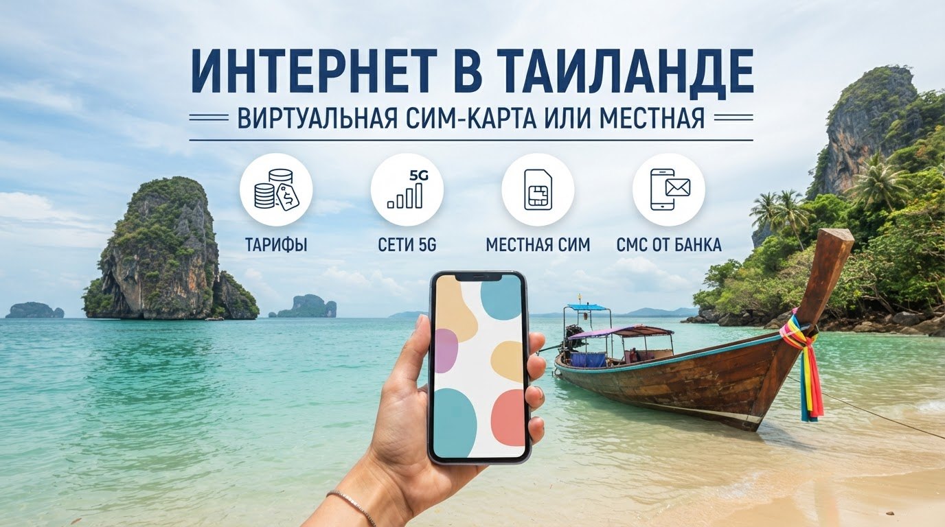 Интернет в Таиланде для туриста из России: eSIM или местная SIM-карта