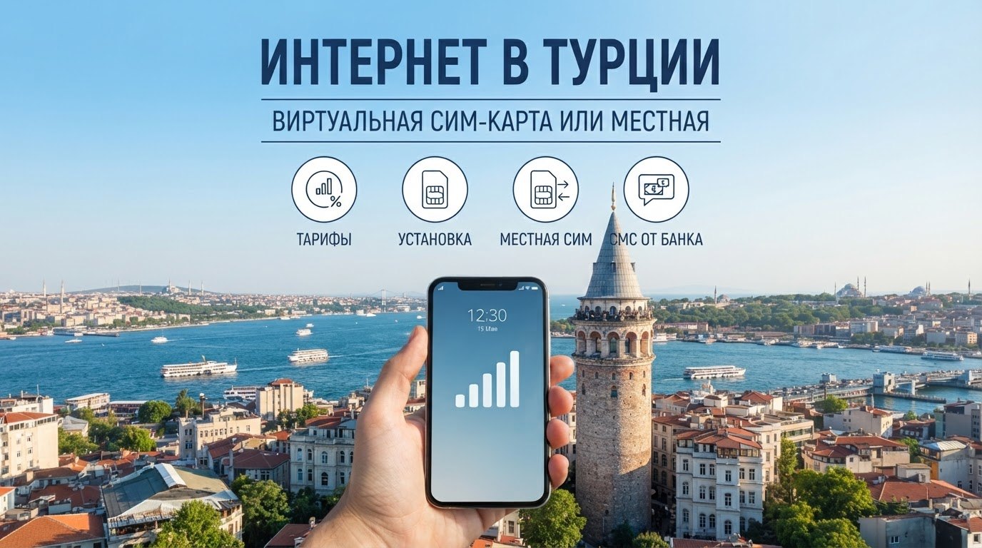 Интернет в Турции для туриста из России: eSIM, местная SIM-карта или роуминг