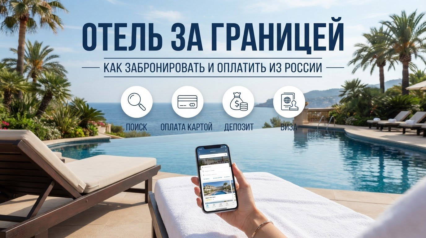 Как забронировать отель за границей из России без Booking: какие сервисы принимают российские карты