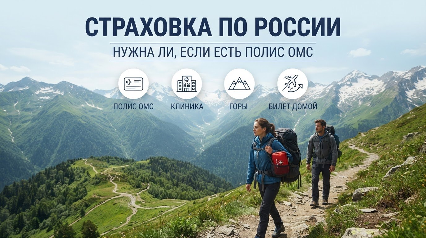 Нужна ли страховка для путешествий по России, если есть полис ОМС